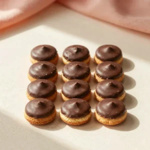 Dark Chocolate Glazed Alfajores